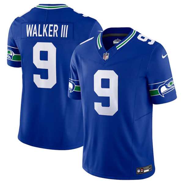 Men's Seattle Seahawks #9 Kenneth Walker III Royal 2023 F.U.S.E. Vapor Limited Throwback Stitched Jersey,We sell and wholesale Men's Seattle Seahawks #9 Kenneth Walker III Royal 2023 F.U.S.E. Vapor Limited Throwback Stitched Jersey on line form chian!